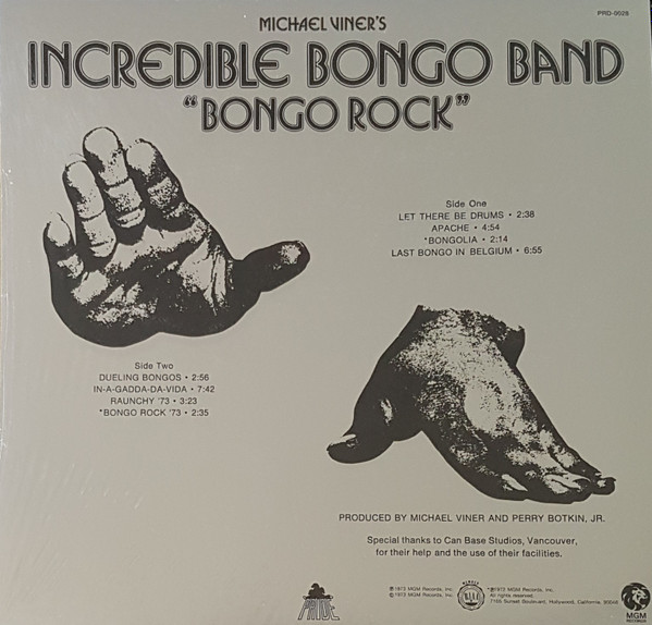 The Incredible Bongo Band - Bongo Rock | Pride (PRD-0028) - 2