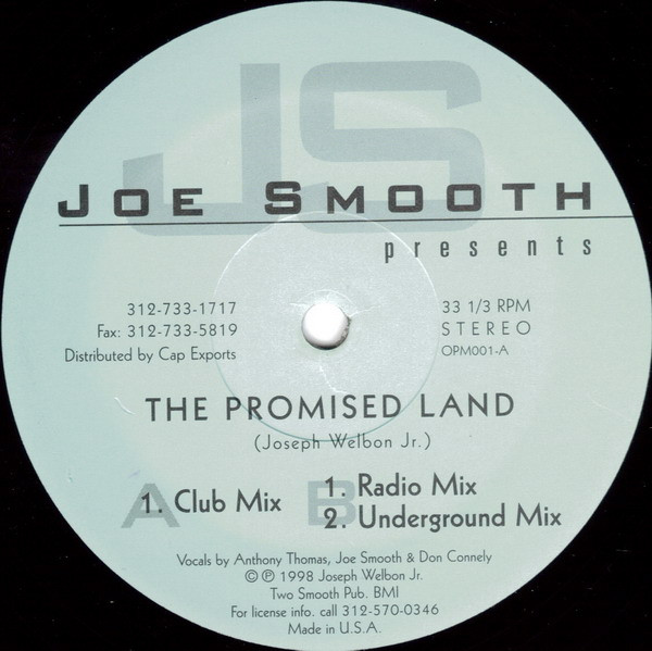 Joe Smooth - The Promised Land | Obelisk Productions Multi-Media (OPM001)