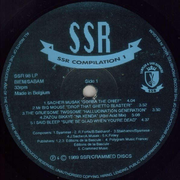 Various - Sampleur Et Sans Reproche (SSR Compilation 1) | SSR (SSR 98 LP) - 3