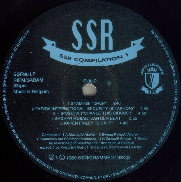 Various - Sampleur Et Sans Reproche (SSR Compilation 1) | SSR (SSR 98 LP) - 4