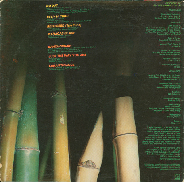 Grover Washington, Jr. - Reed Seed | Motown (M7-910R1) - 2 Grover Washington, Jr. - Reed Seed | Motown (M7-910R1) - 2