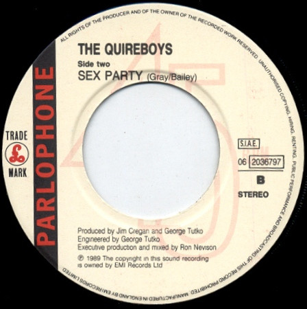 The Quireboys - Hey You | Parlophone (06 2036797) - 4