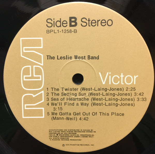 The Leslie West Band - The Leslie West Band | RCA Victor (BPL1-1258) - 4 The Leslie West Band - The Leslie West Band | RCA Victor (BPL1-1258) - 4