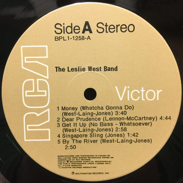 The Leslie West Band - The Leslie West Band | RCA Victor (BPL1-1258) - 3 The Leslie West Band - The Leslie West Band | RCA Victor (BPL1-1258) - 3