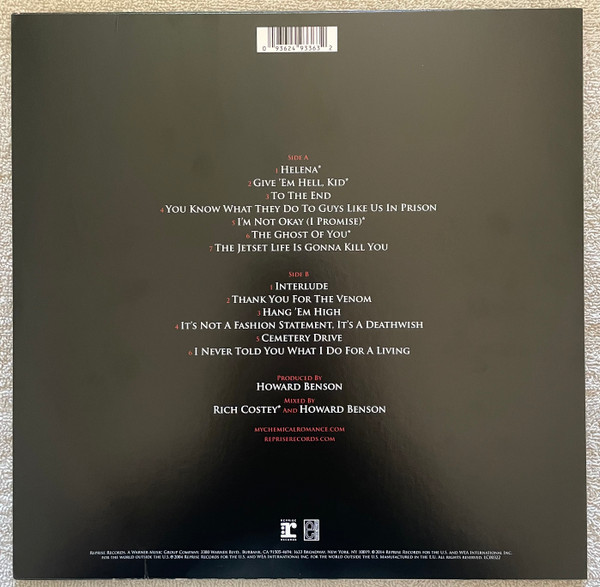 My Chemical Romance - Three Cheers For Sweet Revenge | Reprise Records (9362-49336-3) - 2