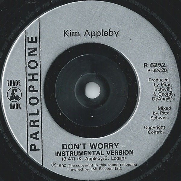 Kim Appleby - Don't Worry | Parlophone (R 6272) - 4 Kim Appleby - Don't Worry | Parlophone (R 6272) - 4