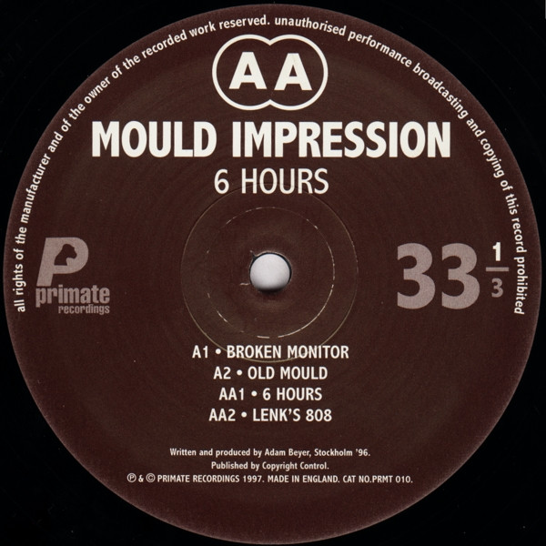 Mould Impression - 6 Hours | Primate Recordings (PRMT 010) - 3