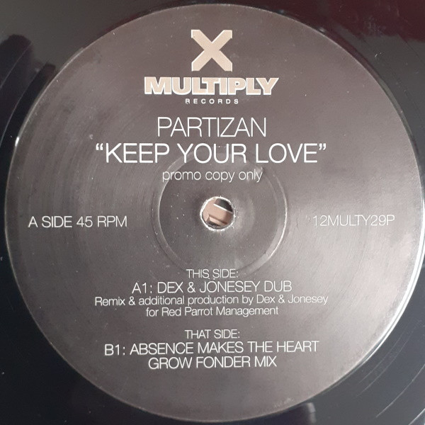 Partizan - Keep Your Love | Multiply Records (12MULTY29P) - main