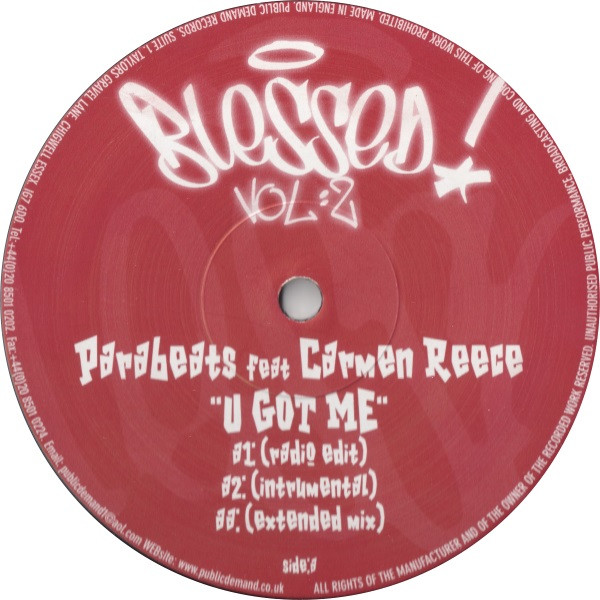 Para-Beats Feat. Carmen Reece - Blessed Vol.2 | Public Demand (Blessed 002) - main Para-Beats Feat. Carmen Reece - Blessed Vol.2 | Public Demand (Blessed 002) - main