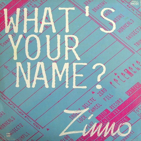 Zinno - What's Your Name? | WEA (248955-0) - 2