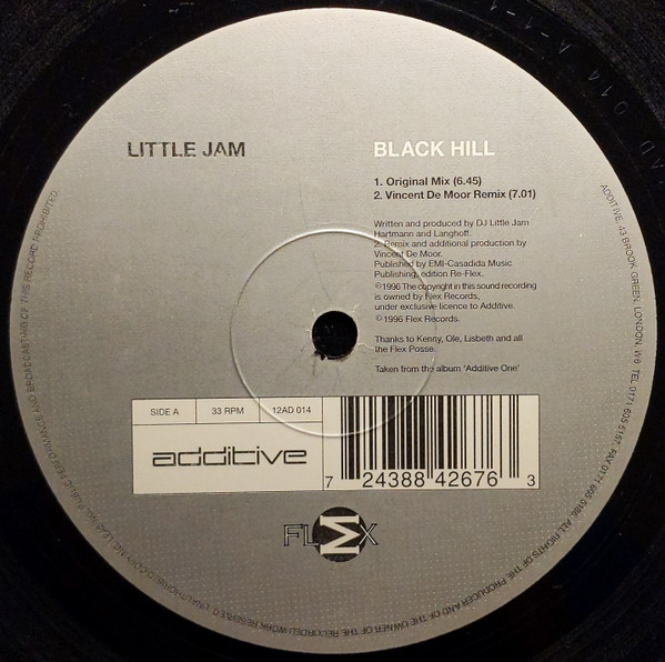 Little Jam - Black Hill | Additive (12AD 014) - main