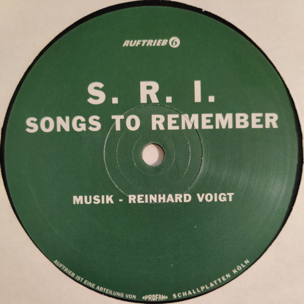 S.R.I. - Songs To Remember | Auftrieb (AUFTRIEB 6) - main