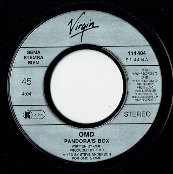 Orchestral Manoeuvres In The Dark - Pandora's Box | Virgin (114 404) - 3