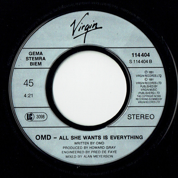 Orchestral Manoeuvres In The Dark - Pandora's Box | Virgin (114 404) - 4