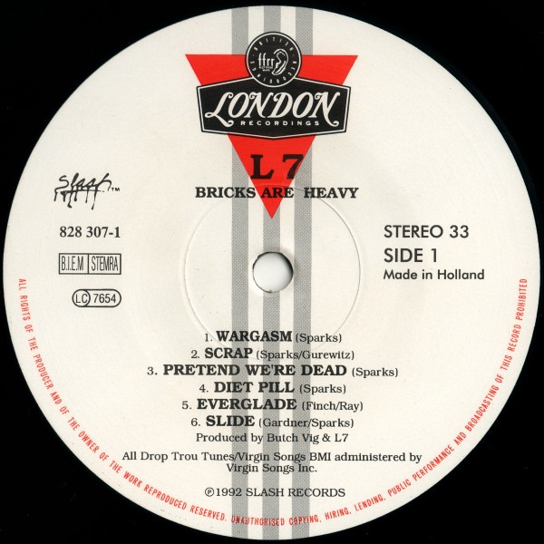 L7 - Bricks Are Heavy | Slash (828 307-1) - 3