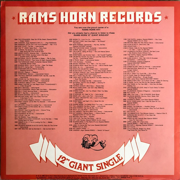 Candido - Jingo (A Special Remixed Disco Version) | Rams Horn Records (RHR 3245) - 4 Candido - Jingo (A Special Remixed Disco Version) | Rams Horn Records (RHR 3245) - 4