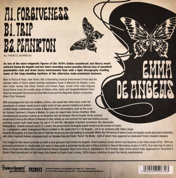 Emma De Angelis - Forgiveness | Finders Keepers Records (FKSP013) - 2