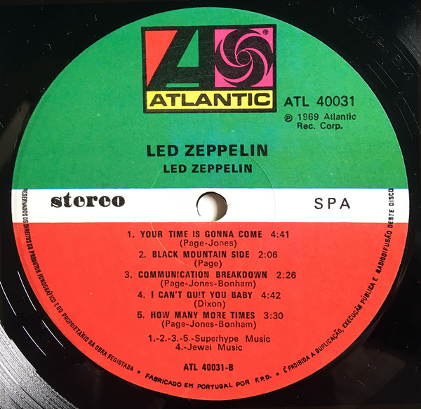 Led Zeppelin - Led Zeppelin | Atlantic (ATL 40031) - 4
