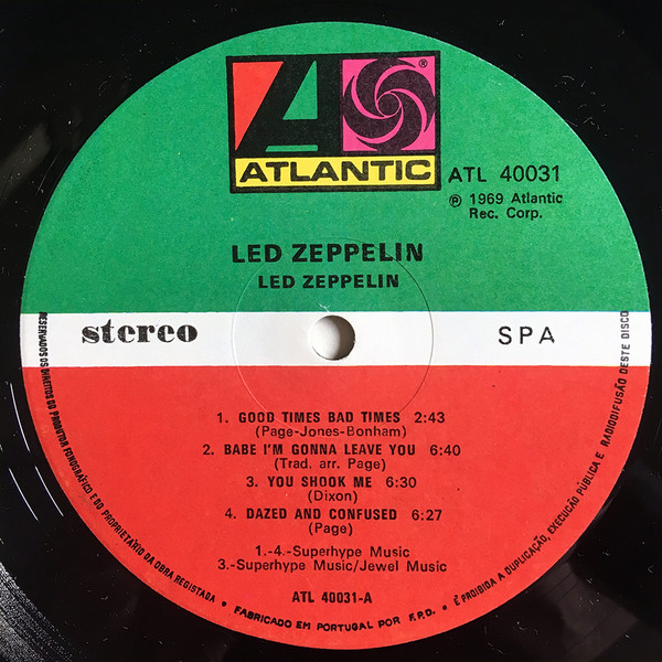 Led Zeppelin - Led Zeppelin | Atlantic (ATL 40031) - 3