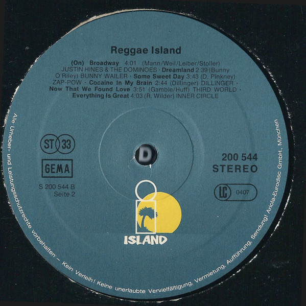 Various - Reggae Island | Island Records (200 544) - 4