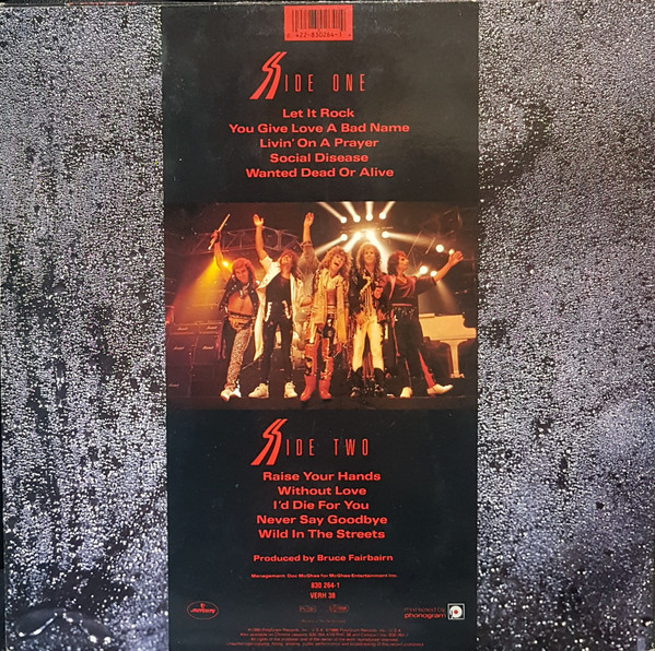 Bon Jovi - Slippery When Wet | Mercury (830 264-1) - 2 Bon Jovi - Slippery When Wet | Mercury (830 264-1) - 2