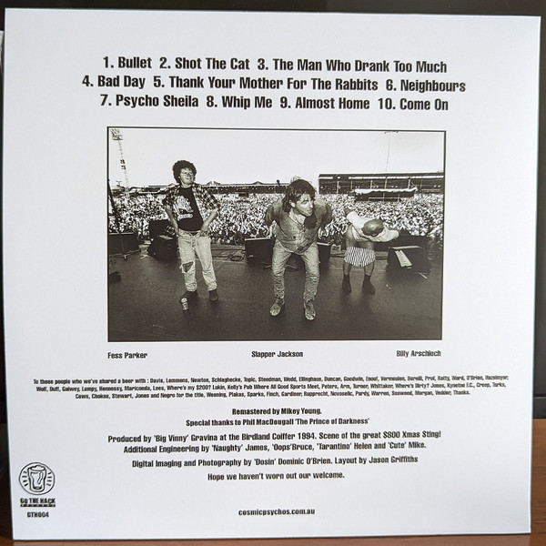 Cosmic Psychos - Self Totalled LP - RED MARBLE | Go The Hack Records (GTH004) - 2 Cosmic Psychos - Self Totalled LP - RED MARBLE | Go The Hack Records (GTH004) - 2