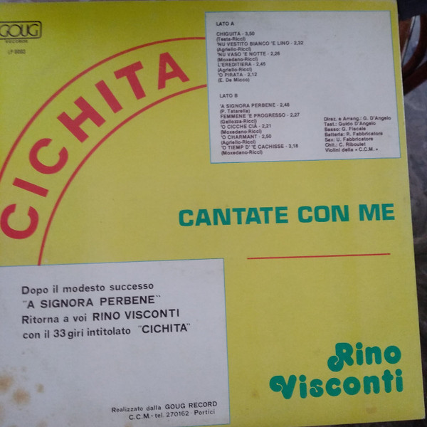 Rino Visconti - Cichita | Goug Records (LP 0003) - 2 Rino Visconti - Cichita | Goug Records (LP 0003) - 2