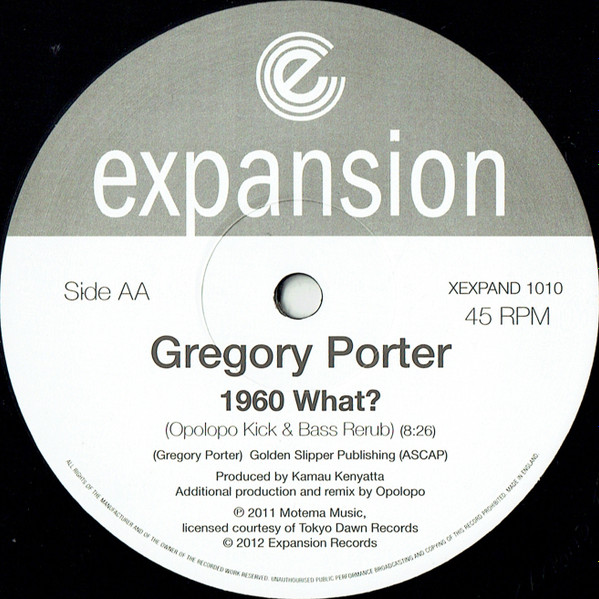 Gregory Porter - 1960 What? | Expansion (XEXPAND 1010) - 2