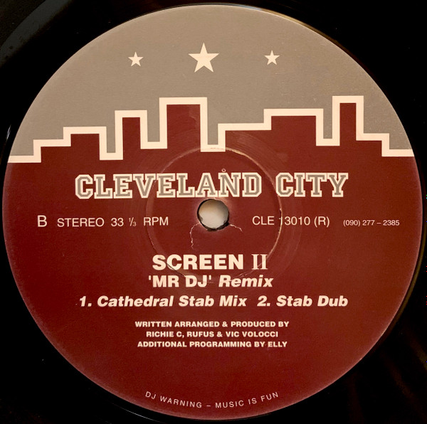 Screen II - 'Mr DJ' Remix | Cleveland City (CLE 13010 (R)) - 2 Screen II - 'Mr DJ' Remix | Cleveland City (CLE 13010 (R)) - 2