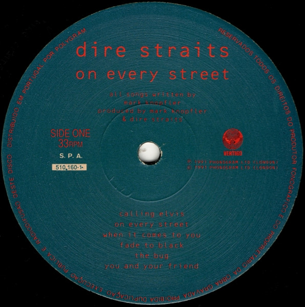 Dire Straits - On Every Street | Vertigo (510 160-1) - 3 Dire Straits - On Every Street | Vertigo (510 160-1) - 3