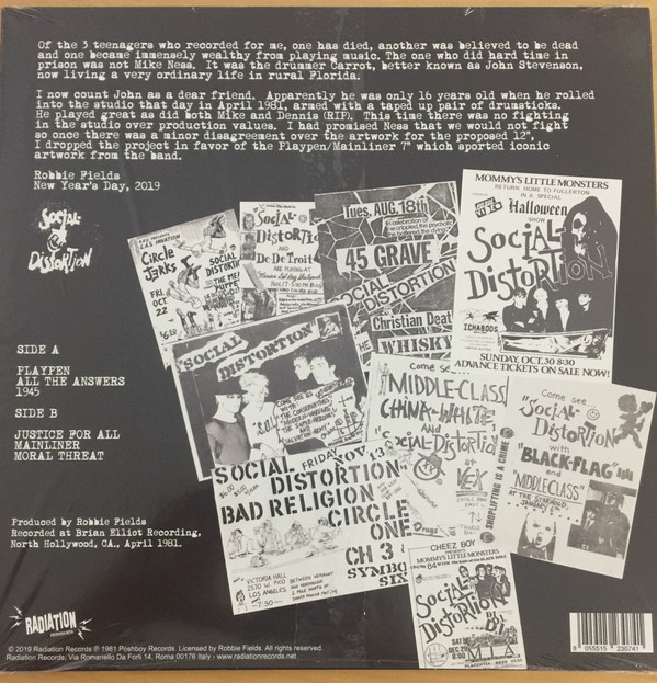Social Distortion - Poshboy's Little Monsters | Radiation Reissues (RRS100) - main