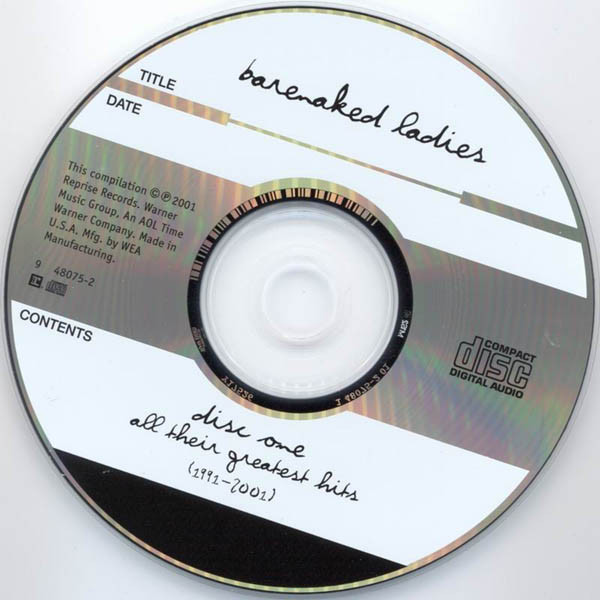 Barenaked Ladies - Disc One: All Their Greatest Hits (1991-2001) | Reprise Records (9 48075-2) - 3