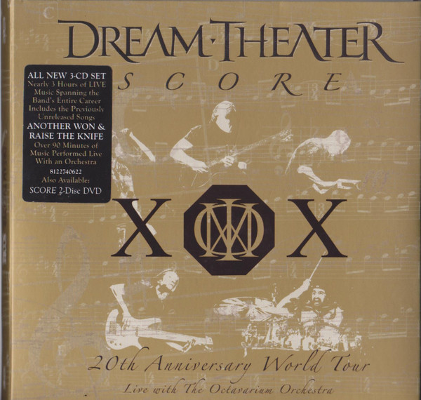 Dream Theater - Score (20th Anniversary World Tour) CD | Rhino Records (8122740622) - main Dream Theater - Score (20th Anniversary World Tour) CD | Rhino Records (8122740622) - main