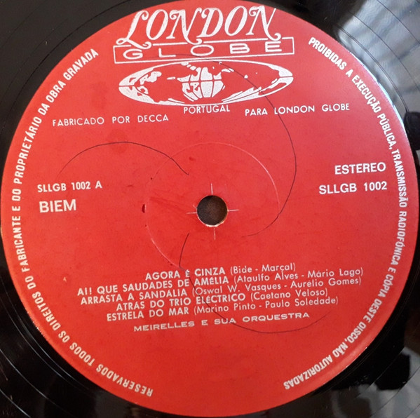Meirelles E Sua Orquestra - Brazilian Beat Vol. 4 | London Globe (SLLGB 1002) - 3
