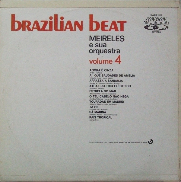 Meirelles E Sua Orquestra - Brazilian Beat Vol. 4 | London Globe (SLLGB 1002) - 2