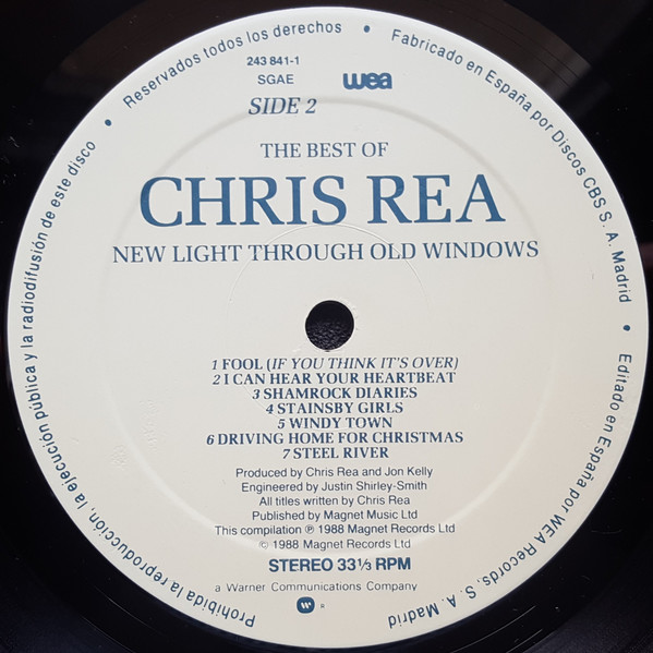 Chris Rea - New Light Through Old Windows (The Best Of Chris Rea) | WEA (243 841-1) - 4