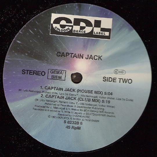 Captain Jack - Captain Jack | CDL - Cologne Dance Label (8 82328 6) - 3