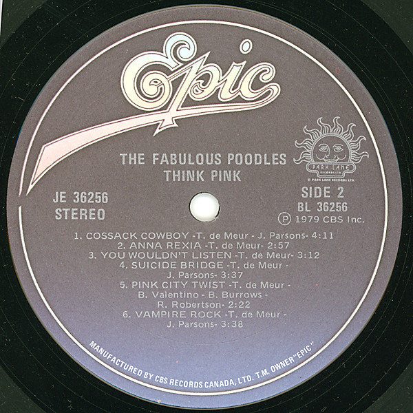Fabulous Poodles - Think Pink | Epic (JE 36256) - 2 Fabulous Poodles - Think Pink | Epic (JE 36256) - 2