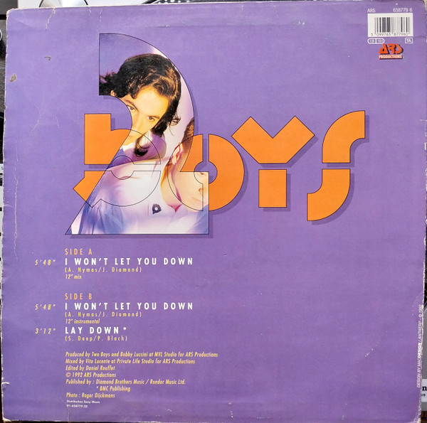 Two Boys - I Won't Let You Down | ARS/Clip Records (658779 6) - 2