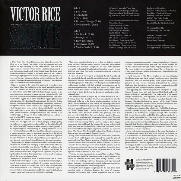 Victor Rice - Smoke | Easy Star Records (ES-1066) - 2 Victor Rice - Smoke | Easy Star Records (ES-1066) - 2