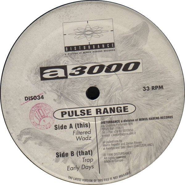 A3000 - Pulse Range | Disturbance (DIS 034) - main