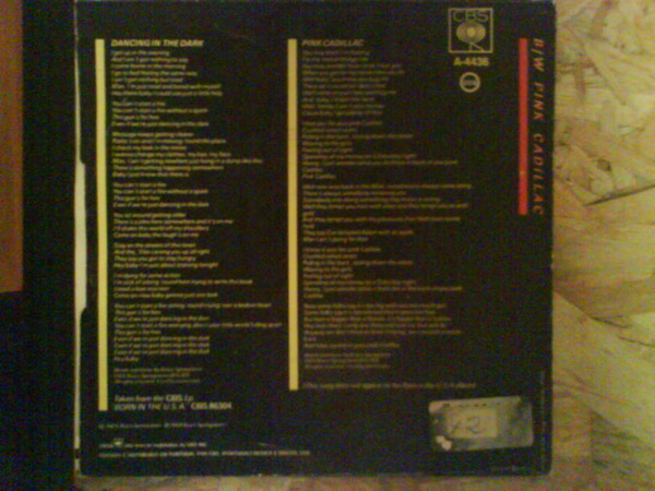 Bruce Springsteen - Dancing In The Dark | CBS (A-4436) - 2