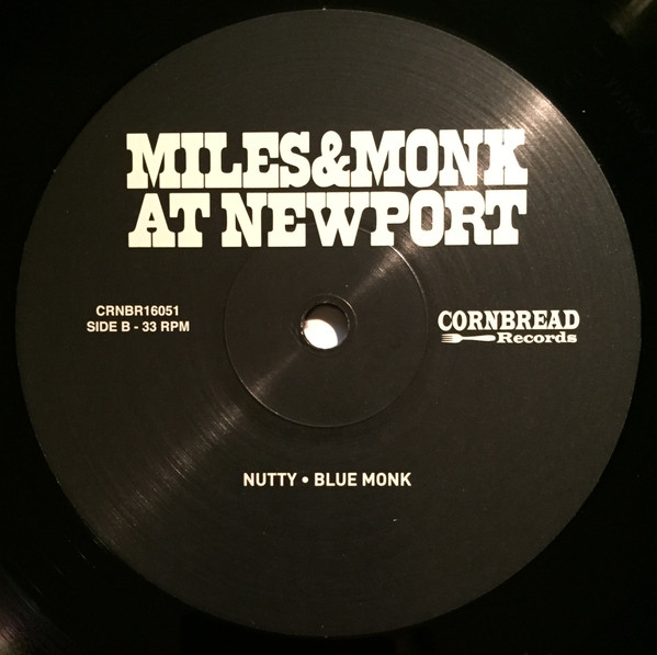 The Miles Davis Sextet & The Thelonious Monk Quartet - Miles & Monk At Newport | Cornbread Records (CRNBR16051) - 4 The Miles Davis Sextet & The Thelonious Monk Quartet - Miles & Monk At Newport | Cornbread Records (CRNBR16051) - 4
