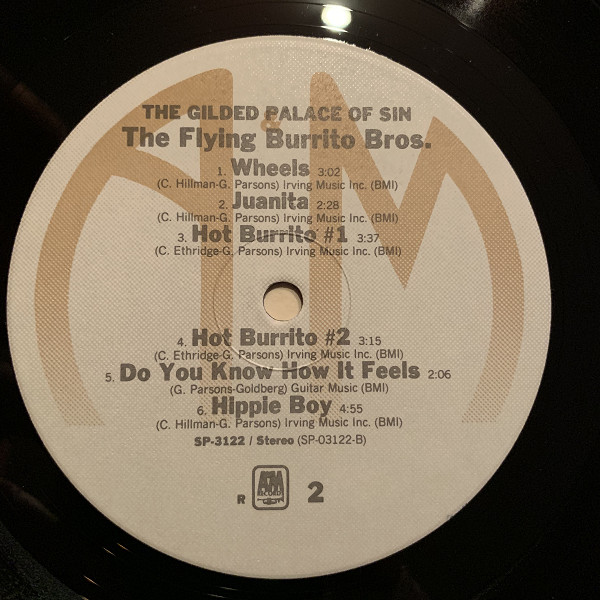 The Flying Burrito Bros - The Gilded Palace Of Sin | A&M Records (SP 3122) - 4
