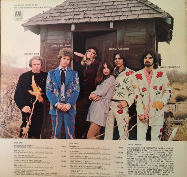 The Flying Burrito Bros - The Gilded Palace Of Sin | A&M Records (SP 3122) - 2
