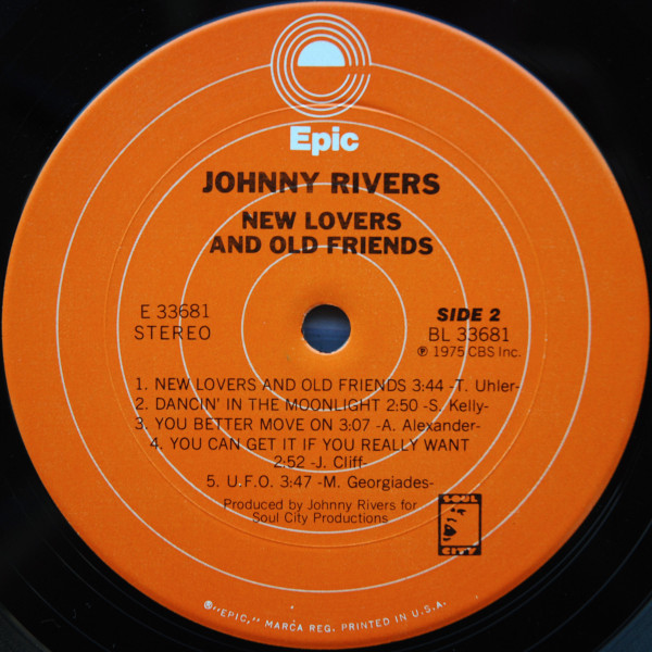 Johnny Rivers - New Lovers And Old Friends | Epic (E 33681) - 4 Johnny Rivers - New Lovers And Old Friends | Epic (E 33681) - 4