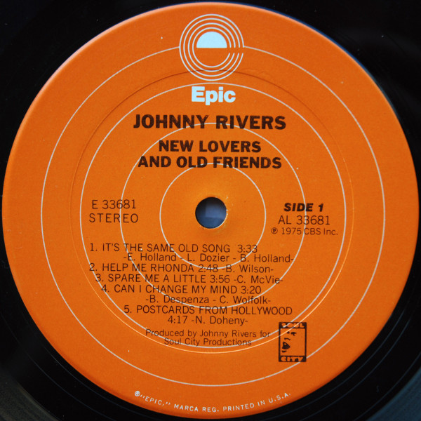 Johnny Rivers - New Lovers And Old Friends | Epic (E 33681) - 3 Johnny Rivers - New Lovers And Old Friends | Epic (E 33681) - 3