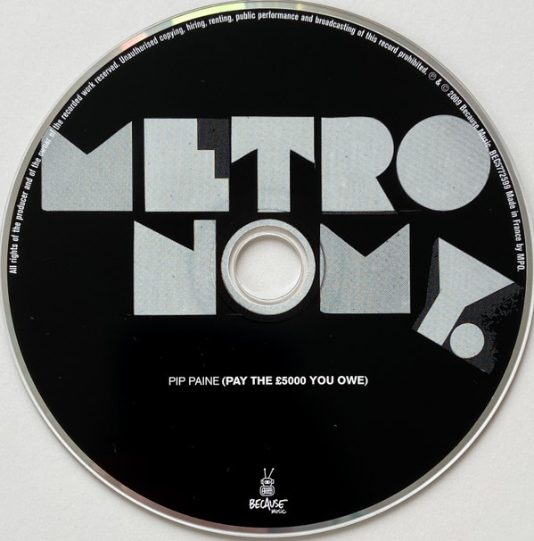 Metronomy - Pip Paine (Pay The £5000 You Owe) | Because Music (BEC5156466) - 3