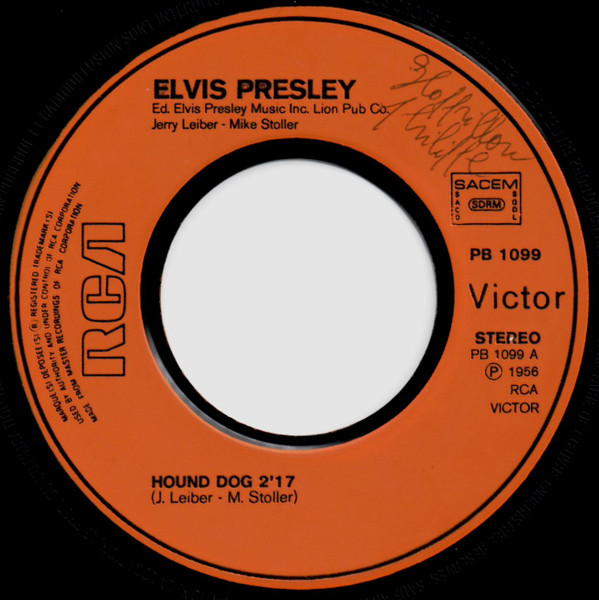 Elvis Presley - Hound Dog / Don't Be Cruel | RCA Victor (PB 1099) - 3 Elvis Presley - Hound Dog / Don't Be Cruel | RCA Victor (PB 1099) - 3