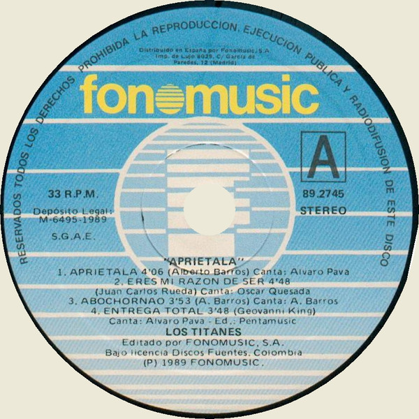 Los Titanes - Aprietala | Fonomusic (89.2745) - 2 Los Titanes - Aprietala | Fonomusic (89.2745) - 2
